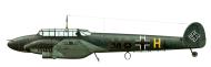 Asisbiz Messerschmitt Bf 110B1 Zerstorer 3.ZG76 M8+HL undergoing an engine change France 0A