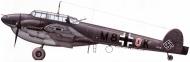 Asisbiz Messerschmitt Bf 110D Zerstorer 2.ZG76 M8+OK Dackelbauch WNr 3148 Norway 1941 0A