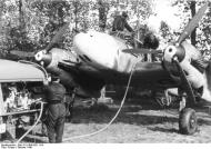 Asisbiz Messerschmitt Bf 110C Zerstorer II.ZG76 being refueled Koster 1940 01