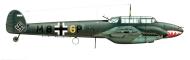 Asisbiz Messerschmitt Bf 110C4 Zerstorer 6.ZG76 M8+GP France 1940 0A