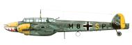 Asisbiz Messerschmitt Bf 110D3 Zerstorer 6.ZG76 M8+SP Heinrich Spitzner Greece 1941 0A