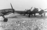 Asisbiz Messerschmitt Bf 110E Zerstorer II.ZG76 with Bf 109F4 6.JG1 Russia 1942 ebay1