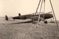 Asisbiz Messerschmitt Bf 110C Zerstorer Stab I.ZG76 Chevron M8+CB landing mishap ebay 01