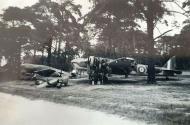 Asisbiz Blenheim IV RAF abandoned L9246 photo with the Bf 109E are probably taken at Rouen May 1945 ebay2