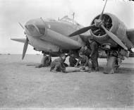 Asisbiz Bristol Blenheim VD RAF 614Sqn P BA783 dispersal area at Canrobert Algeria IWM CNA105