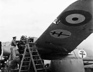 Asisbiz Free French BlenheimIVF ground crew repairing the left engine 1941
