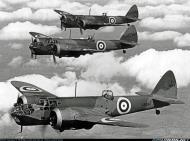 Asisbiz Bristol Blenheim IV RAF 53Sqn Coastal Command based RAF Odiham Hampshire L4864 L4851 is centre and L4839 01