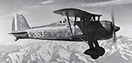 Asisbiz Fiat CR 42 Falco 363Sqa based at Caselle over ﬂies the Alps nr Italian French boarder 1940 01