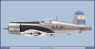 Asisbiz Vought F4U 5 Corsair ARA 2 Escuadrilla Aeronaval de Ataque 3A211 Argentina 1964 0A