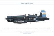 Asisbiz Vought F4U 5NL Corsair ARA 2 Escuadrilla Aeronaval de Ataque 3A204 Argentina 1962 0A