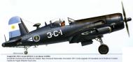 Asisbiz Vought F4U 5NL Corsair Escuadrilla Nocturna 3C1 Argentina 1957 0A