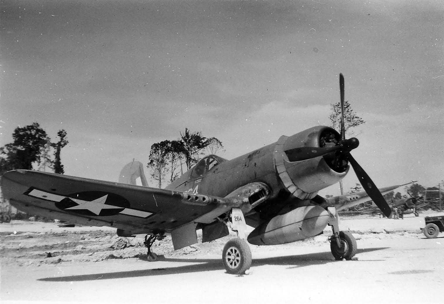 Vought F4U-1A Corsair White 264 pacific 1943 01