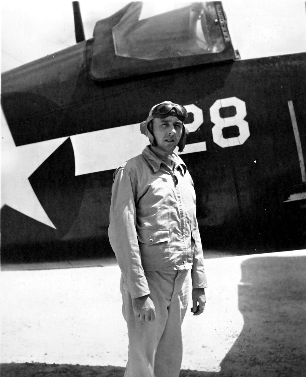 Vought F4U-1D Corsair MAG 22 White 28 Miss Conduct Lt Col Thomas C Colt Ie Shima 1945 02