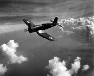 Asisbiz Vought F4U 1 Corsair in flight over Norfolk Virginia September 1942 80 G 425106