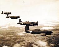 Asisbiz Vought F4U 1 Corsairs VF 12 practising aerial maneuvers USA 23rd Mar 1943 04
