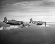Asisbiz Vought F4U 1 Corsairs VF 12 practising aerial maneuvers USA 23rd Mar 1943 05