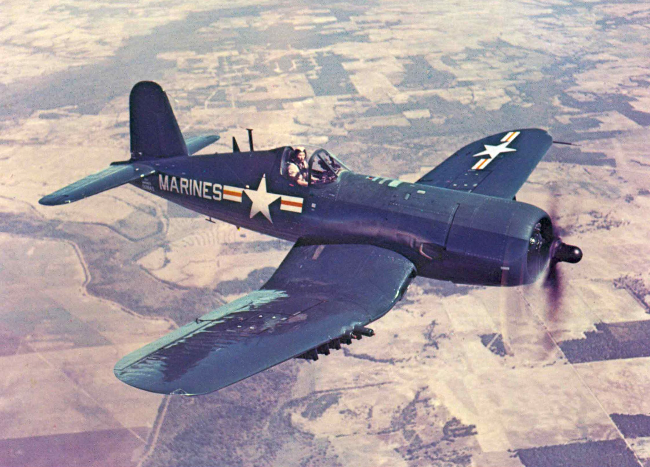 Vought AU 1 Corsair USMC BulNo 133843 factory fresh 1952 01