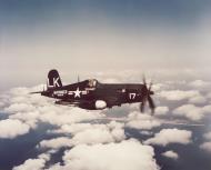 Asisbiz Vought F4U-5N Corsair VMF(N) 114 LK17 BulNo 123199 over MCAS Cherry Point NC NARA A45068
