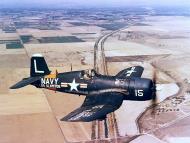 Asisbiz Vought F4U 4 Corsair NAS White L15 BuNo 96832 Los Alamitos over southern California 1950 01