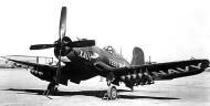 Asisbiz Vought F4U 5NL Corsair TEST BuNo 124665 was converted to XF4U 6 prototype XAU 1 flew 31st Jan 1952 02