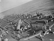 Asisbiz Fleet Air Arm Corsairs preparing for launch HMS Victorious off Norway 1st Jun 1944 IWM A23831