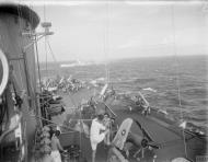 Asisbiz Fleet Air Arm 1834NAS and 1836NAS Corsairs aboard HMS Victorious off Sigli Sumatra 18th Sep 1944 IWM A25754