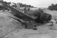 Asisbiz RNZAF 5Sq Maintenance Unit landing mishap Bougainville 1945 01