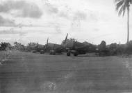 Asisbiz RNZAF Corsairs with their protective tarps at Bougainville 01