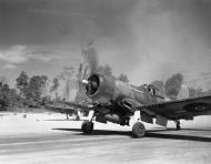 Asisbiz RNZAF Vought F4U 1D Corsair taxiing out for its next mission Piva Bougainville 01