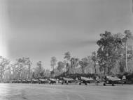 Asisbiz RNZAF Vought F4U 1D Corsairs of 22Sqn prior to departure for New Zealand at Piva Bougainville 01