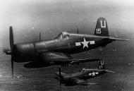 Asisbiz Vought F4U 4 Corsair VBF 6 White U15 and U27 off CV 19 USS Hancock 01