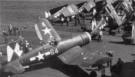 Asisbiz Vought F4U 1D Corsairs VBF 83 White 64 aboard USS Essex 1945 01
