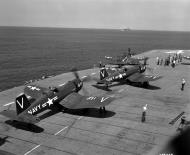 Asisbiz Vought F4U 4 Corsair VF 113 and VF 114 V411 V412 V305 aboard CVA 47 USS Philippine Sea off Korea 1951 52 01