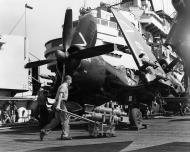 Asisbiz Vought F4U 4B Corsair VF-113 White V308 aboard CV-47 Philippine Sea 7th Dec 1950 01