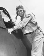 Asisbiz Aircrew USN VF 17 Ace Lt Ira C Kepford with 16 kills by his Vought F4U Corsair Solomon Islands 22nd March 1944 80 G 220348