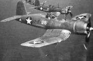 Asisbiz Vought F4U 1 Corsair VF 17 White 17F25 and 6 on patrol CV 17 USS Bunker Hill 17th July 1943 02