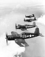 Asisbiz Vought F4U-1A Corsair VF-17 White 29 BuNo 55995 Ike Kepford over Bougainville area 15th Apr 1944 80 G 217817