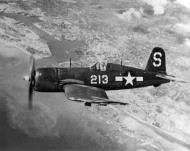 Asisbiz Vought F4U 1A Corsair VF 17 White S213 flown by Ike Kepford in flight near Oahu HI 01