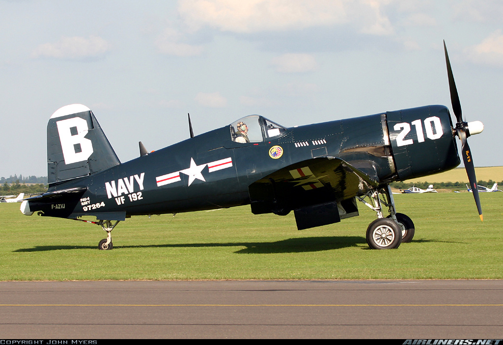 Airworthy warbird Vought F4U 4 Corsair BuNo 97264 B210 F AZVJ 11