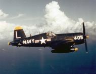 Asisbiz Vought F4U 4 Corsairs VA 74 White L405 BuNo 82034 CVG 7 USS Bennington (CVA 20) Mediterranean Oct 1953 01