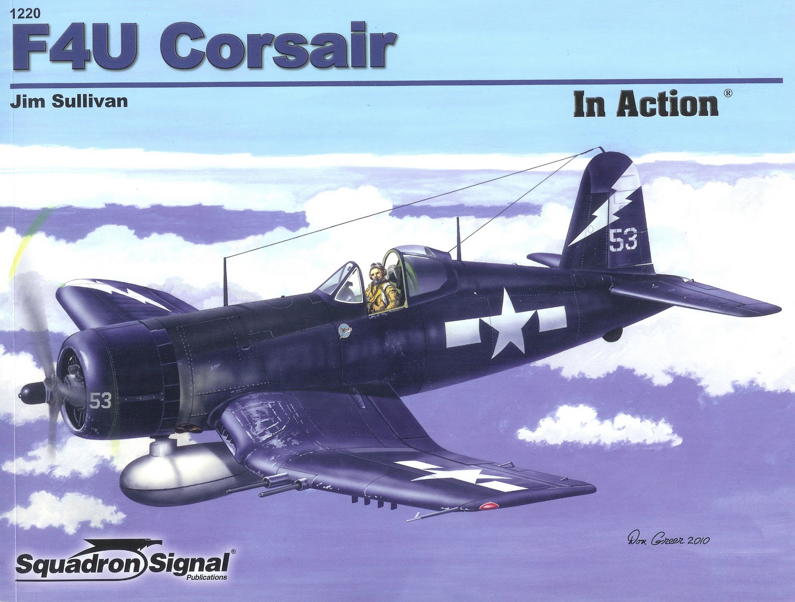 Vought F4U-1A Corsair VF-85 White 53 cover F4U Corsair in Action by Jim Sullivan book 0A