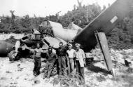 Asisbiz Vought F4U 1A Corsair VMF 114 White 00x salvaged at Peleliu 1945 01