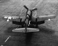 Asisbiz Vought F4U-1D Corsair VMF-123 USS Bennington (CV 20) 10th Feb 1945 01