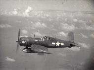 Asisbiz Goodyear FG 1D Corsair VMF 155 White 159 on patrol over the Marshall Islands 1945 01