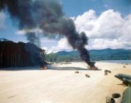 Asisbiz Airbase two F4U Corsairs that collided at Barakoma airfield Vella Lavella Island Solomons 01