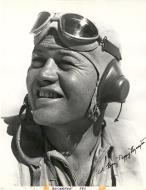 Asisbiz Aircrew USMC VMF 214 Black Sheep Maj Gregory Pappy Boyington autographed photo 01