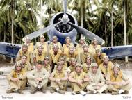 Asisbiz Aircrew USMC VMF 214 Black Sheep pilots 03C