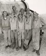 Asisbiz Aircrew USMC VMF 214 Black Sheep pilots at Vella Lavella 5th Jan 1944 02