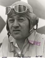Asisbiz Aircrew USMC VMF 214 Maj Gregory Pappy Boyington credited with 15 Kills at Russell Islands 5th Oct 1943 01