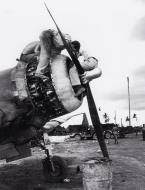 Asisbiz Vought F4U 1A Corsair VMF 214 Black Sheep White 119 maintenance Bougainville 1943 01